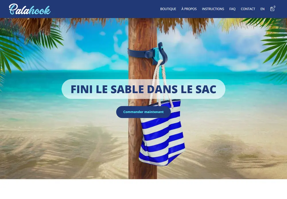 Palahook website screenshot